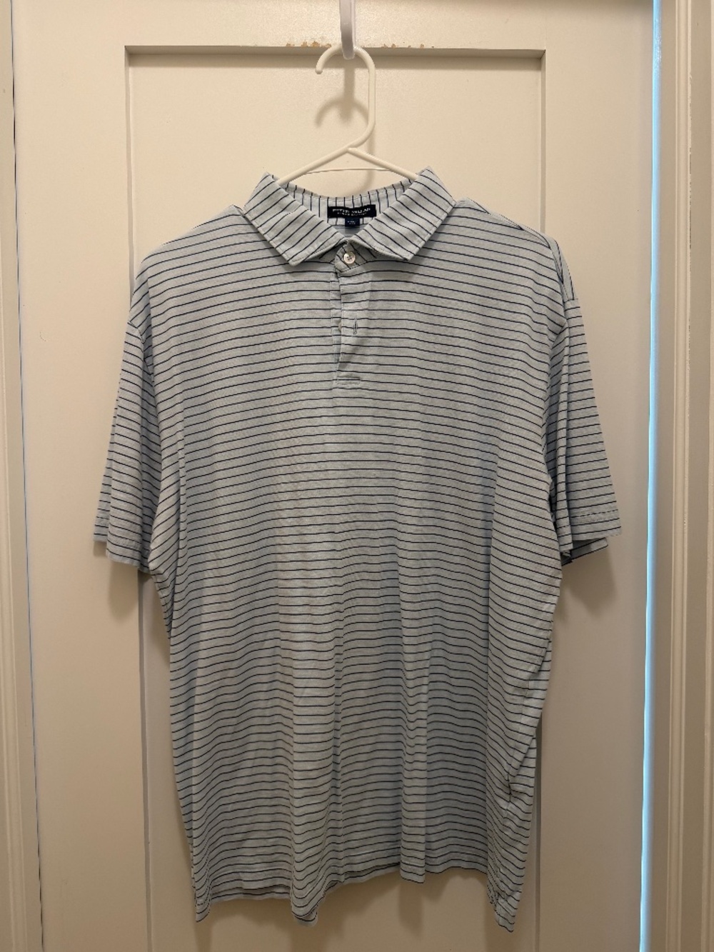 Peter Millar Striped Polo, Size L